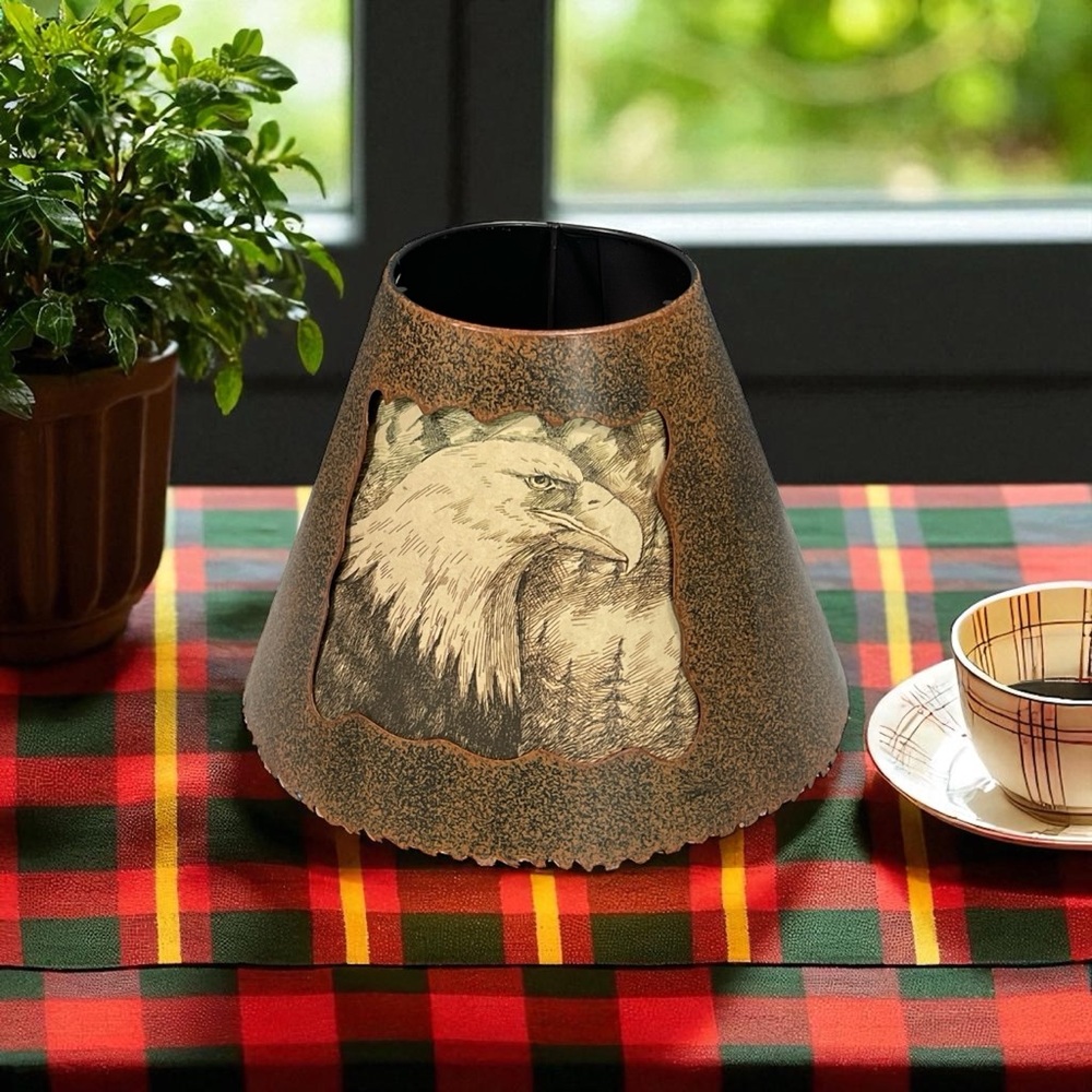 Rustic Eagle Metal‎ Lampshade
